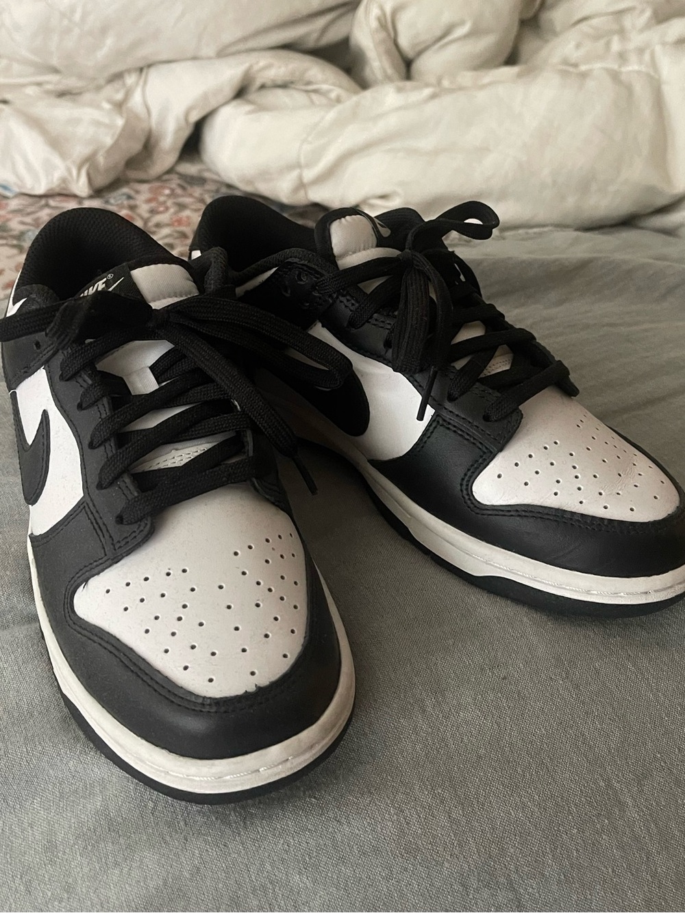 Nike Dunk Lows Black & White NWOT Women’s 8.5